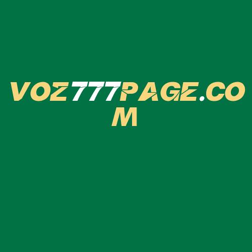 Logo da VOZ777PAGE